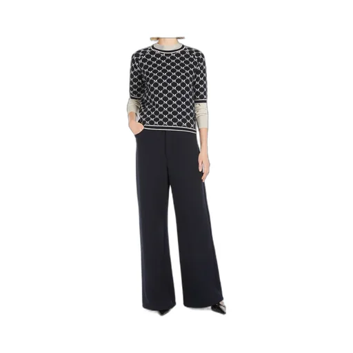 Jacquard Wool And Cashmere Sweater