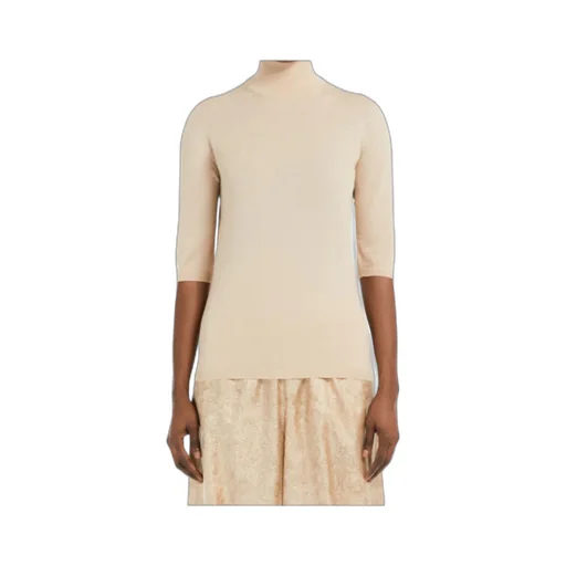 Max Mara Cecina High Neck Half-Sleeved Jumper