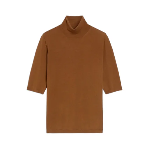 Wool Knit Turtleneck Jumper