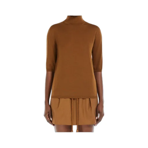 Wool Knit Turtleneck Jumper