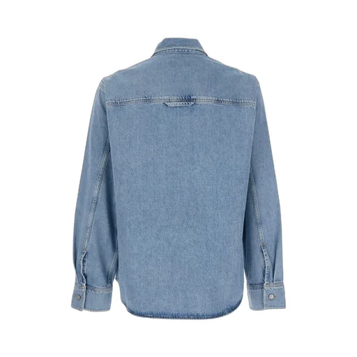 Long-Sleeved Denim Shirt
