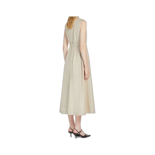 's Max Mara Amina Crewneck Belted Dress