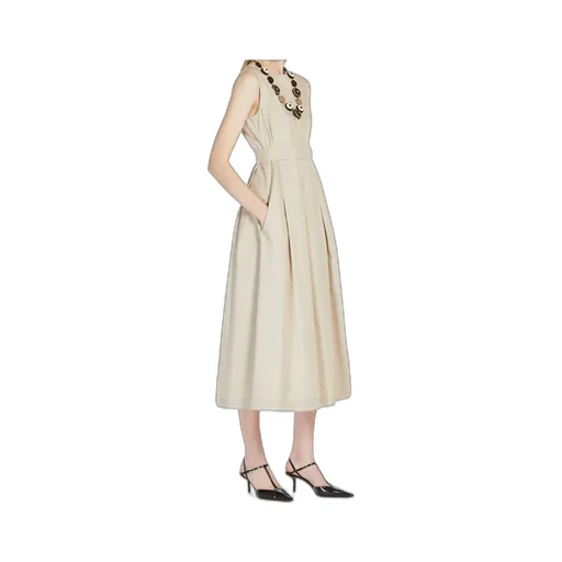 's Max Mara Amina Crewneck Belted Dress
