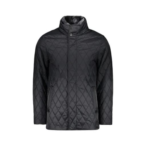 Long-Sleeved Quilted Jacket