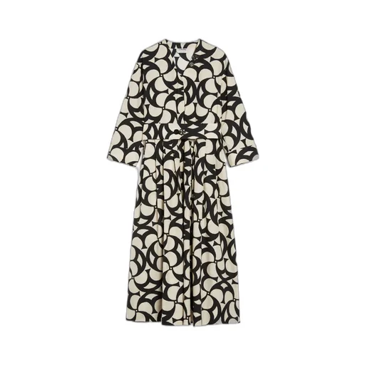 Printed Cotton Shirt Dress