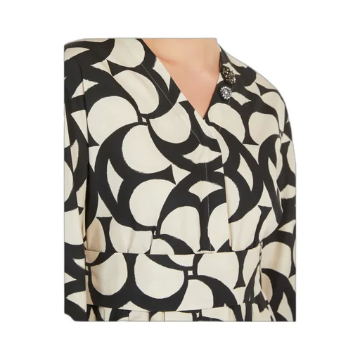 Printed Cotton Shirt Dress