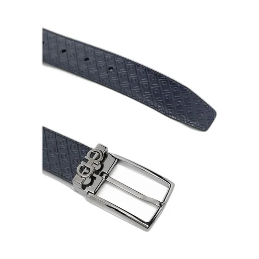 Ferragamo Logo Plaque Reversible Buckled Belt