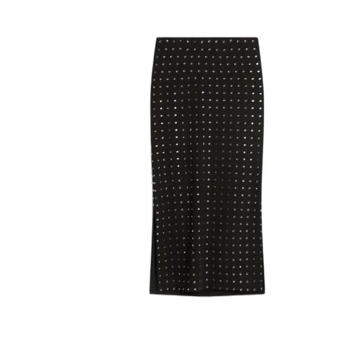 Sportmax Nome All-Over Embellished Midi Skirt