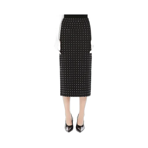Sportmax Nome All-Over Embellished Midi Skirt
