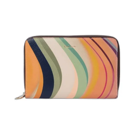 Paul Smith Leather Wallet With Printed Logo