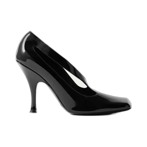 Square-Toe High Heels