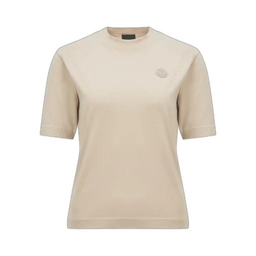 Silicone Logo Patch Cotton T-Shirt