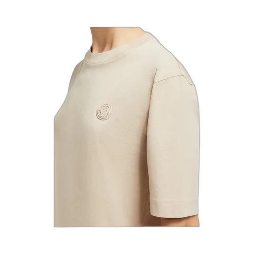 Silicone Logo Patch Cotton T-Shirt