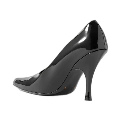 Square-Toe High Heels