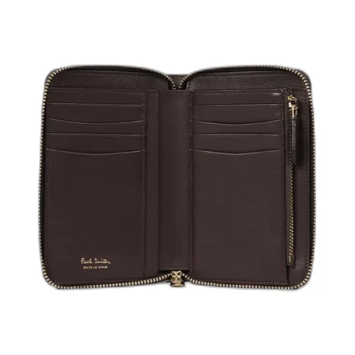 Paul Smith Leather Wallet With Printed Logo