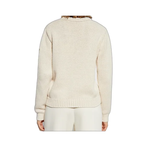 Moncler Logo Intarsia-Knit Jumper