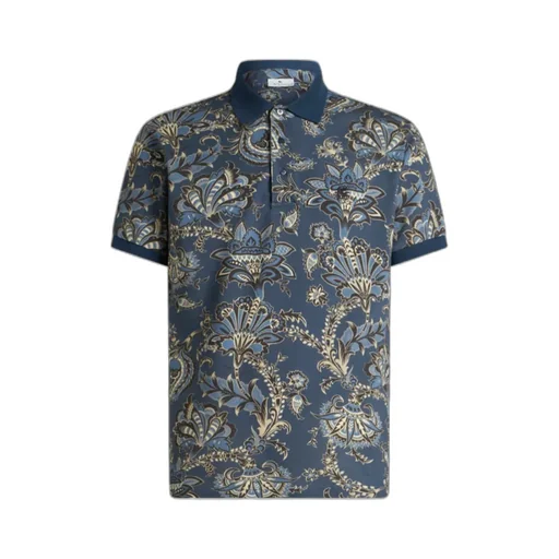 Etro Paisley Printed Polo Shirt
