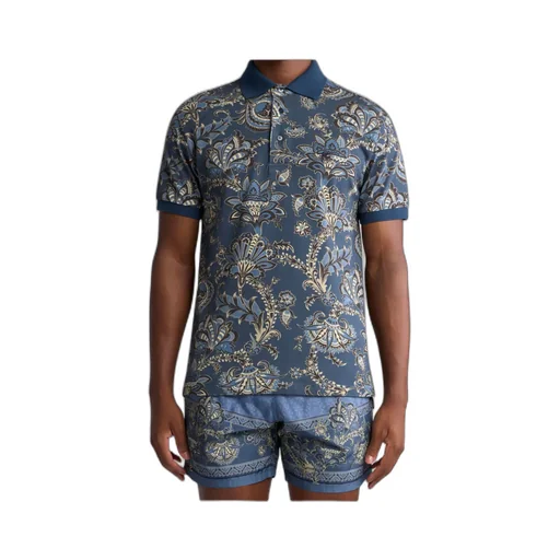 Etro Paisley Printed Polo Shirt