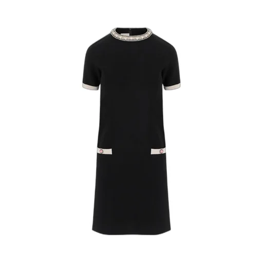 Valentino Garavani Short Sleeved Crewneck Mini Dress