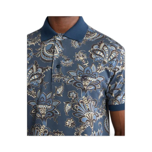 Etro Paisley Printed Polo Shirt