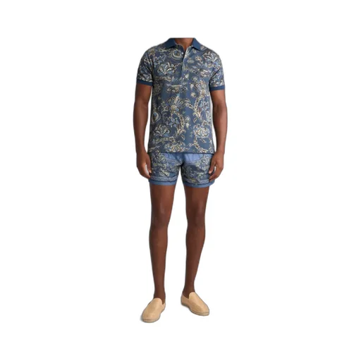 Etro Paisley Printed Polo Shirt