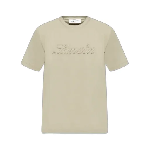 Lanvin Logo Embossed Crewneck T-Shirt