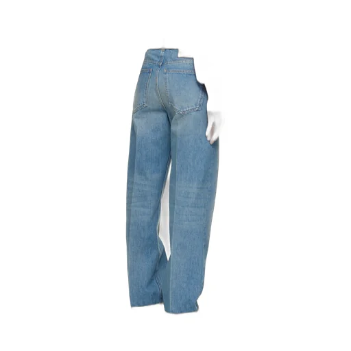 Valentino Logo Patch Straight Leg Jeans