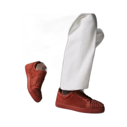 Christian Louboutin Louis Junior Spikes Low-Top Sneakers