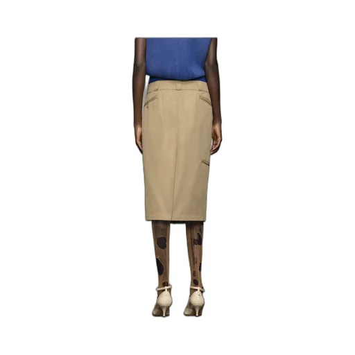 Maison Margiela Skater Chino Midi Skirt