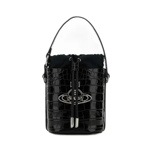 Vivienne Westwood Daisy Orb Plaque Drawstring Bucket Bag