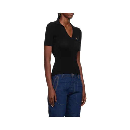 Vivienne Westwood Orb Embroidered Knit Top