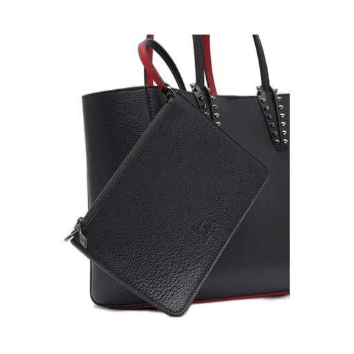 Christian Louboutin Cabata Stud Detailed Small Tote Bag