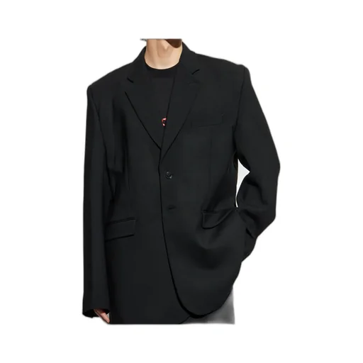 Vetements Collared Button-Up Blazer