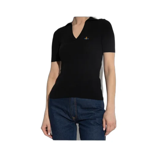 Vivienne Westwood Orb Embroidered Knit Top