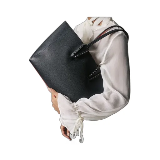 Christian Louboutin Cabata Stud Detailed Small Tote Bag