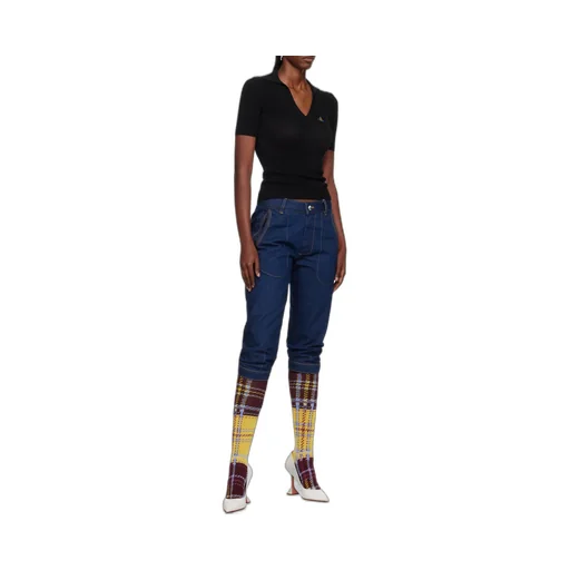 Vivienne Westwood Orb Embroidered Knit Top