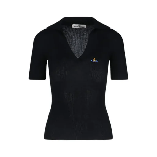 Vivienne Westwood Orb Embroidered Knit Top