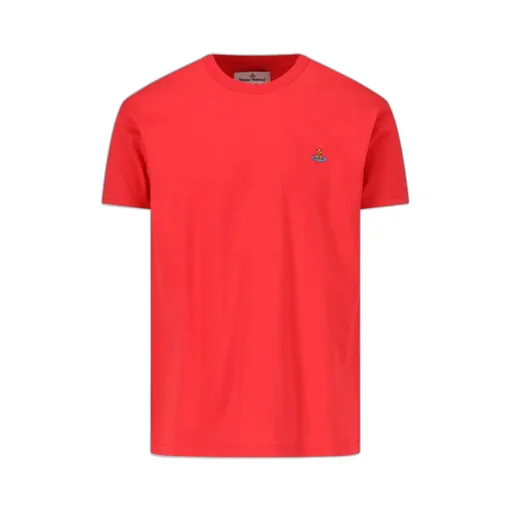 Vivienne Westwood Logo Embroidered Crewneck T-Shirt