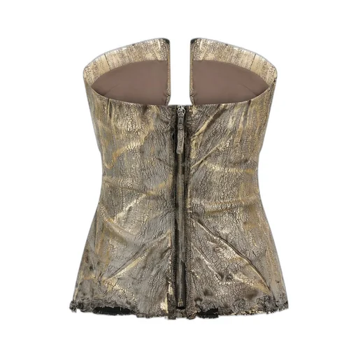 Rick Owens Prong-Detail Strapless Top