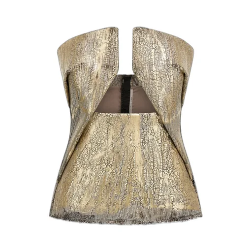 Rick Owens Prong-Detail Strapless Top