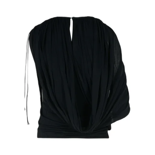 Lanvin Draped Pleated Top