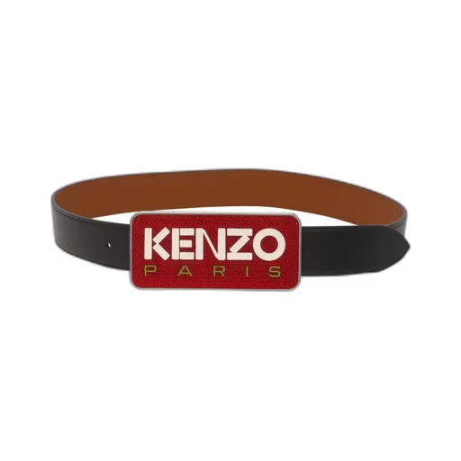 Logo Plaque Buckle Belt