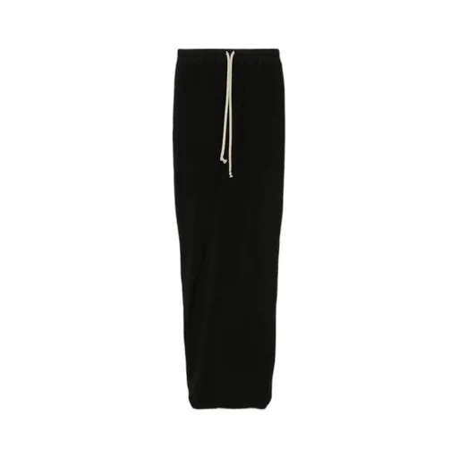 Rick Owens Drkshdw Pillar Drawstring Maxi Skirt