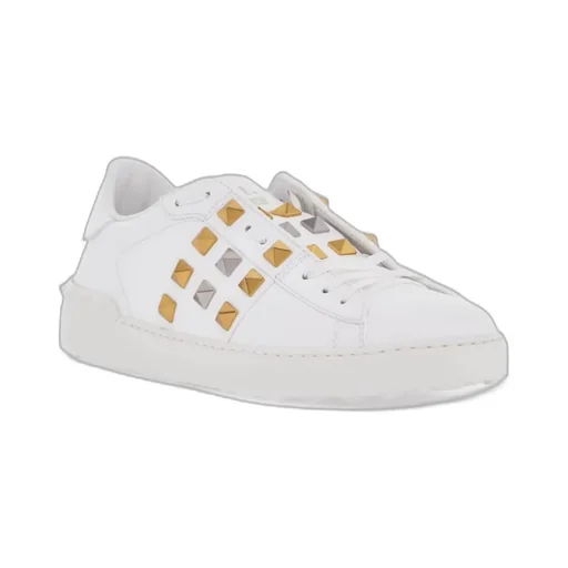 Valentino Garavani Rockstud Untitled Lace-Up Sneakers
