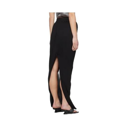 Rick Owens Drkshdw Pillar Drawstring Maxi Skirt