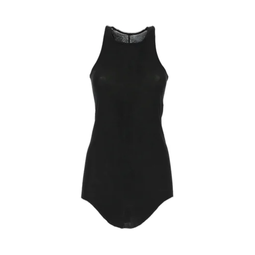 Rick Owens Fine-Ribbed Sleeveless Tank Top