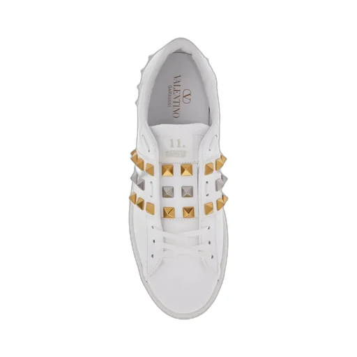 Valentino Garavani Rockstud Untitled Lace-Up Sneakers