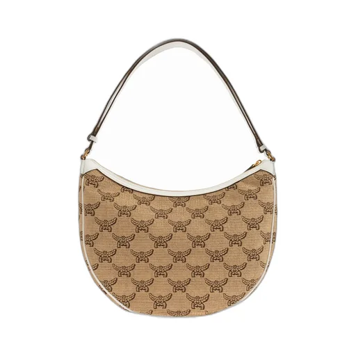 Mcm Logo Printed Shoulder Bag
