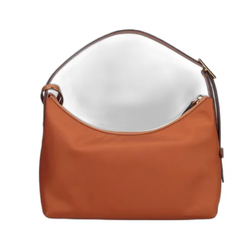 Mcm Aren Logo Plaque Shoulder Bag