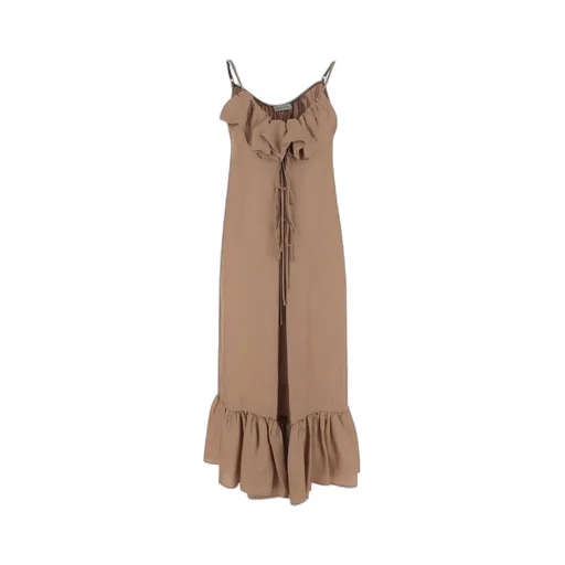 Dries Van Noten Ruffle Sleeveless Dress